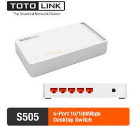 TOTOLINK S505 5-Port 10/100Mbps Desktop Switch HUB